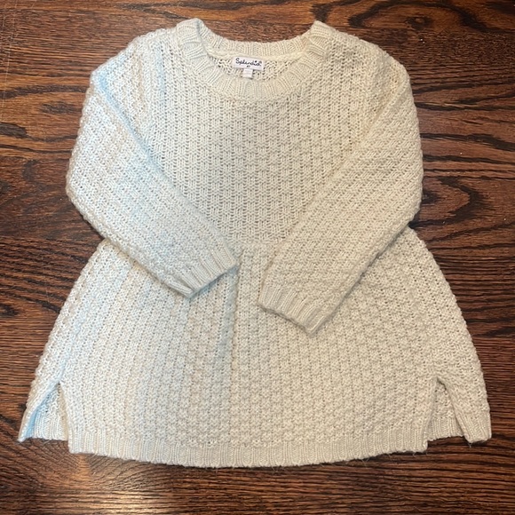 Splendid Sweeter Dress, Beige with metallic shimmer, 4T. (173) - Picture 5 of 12